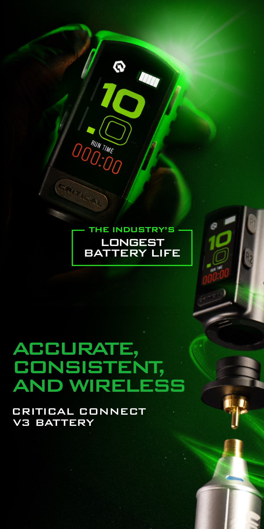 Critical Connect V3 Battery Now Available!