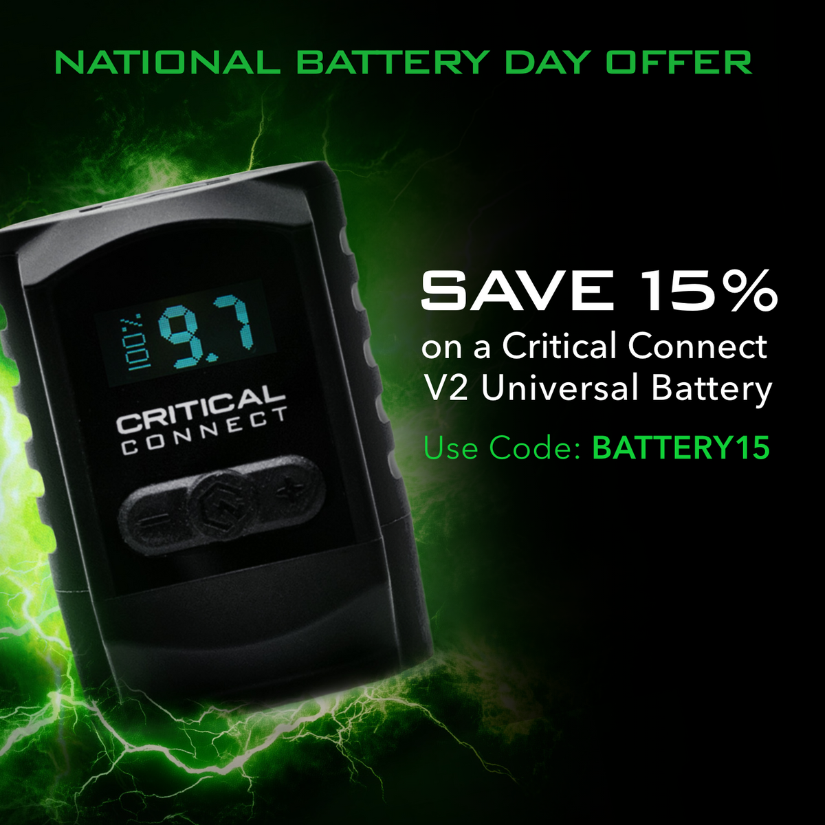 Critical Connect V2 Universal Battery