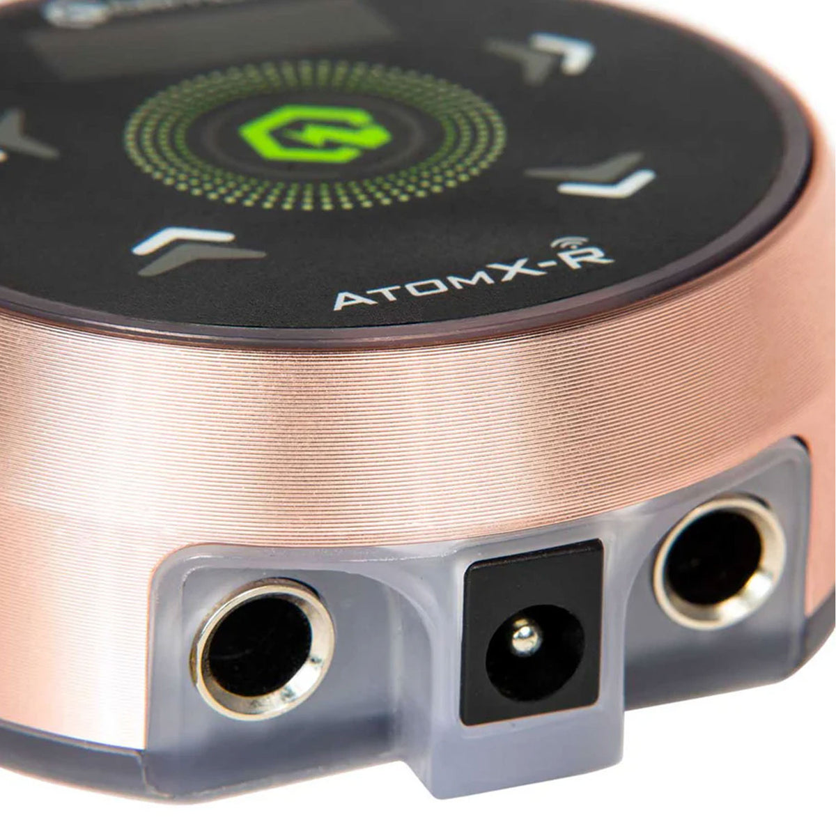 AtomX-R Power Supply Rose Gold with Black Overlay and Rose Gold CXP19 Wireless Foot Switch Bundle
