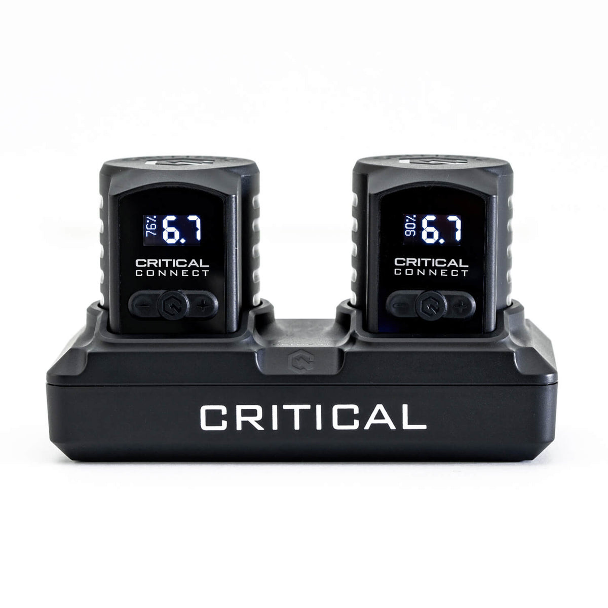 Critical Connect Universal Battery Shorty and Dock Bundle - No Foot Switch